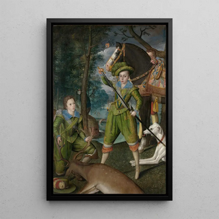 Robert Peake the Elder - Henry Frederick 15941612 Prince of Wales with Sir John Harington 15921614 in the Hunting Field.webp