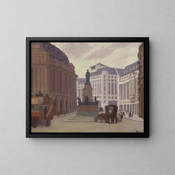 Aldwych - Robert Polhill Bevan — kehystetty taideteos seinällä