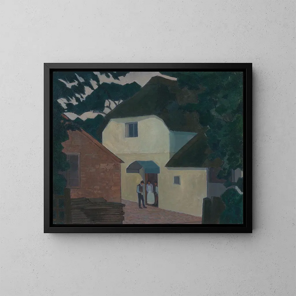 L'Appel au moulin - Robert Polhill Bevan — kehystetty taideteos seinällä