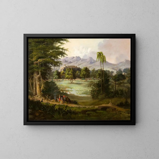 Château de Chapultepec - Robert S. Duncanson — kehystetty taideteos seinällä