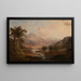 Skotlantilainen maisemamaalaus - Robert S. Duncanson — kehystetty taideteos seinällä