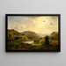 Laakson laidunta - Robert S. Duncanson — kehystetty taideteos seinällä