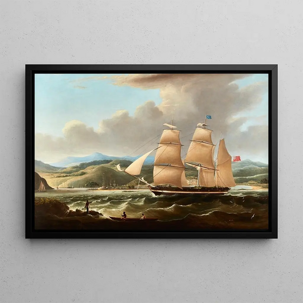 Robert Salmon - Lone British Schooner.webp