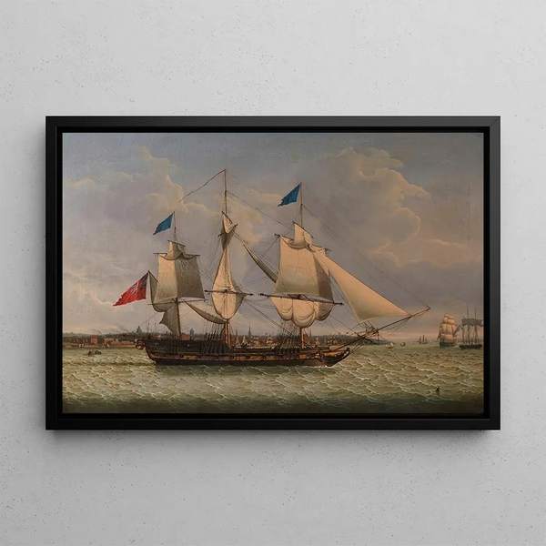 Robert Salmon - Man O War Off Liverpool.webp