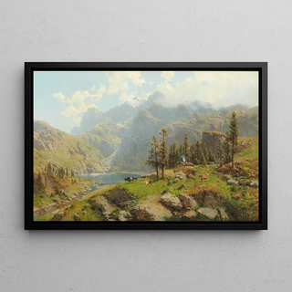 Robert Schultze - Der Murgsee in der Schweiz Glaris.webp