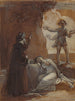 Prospero et Ariel - Robert Smirke — näkymä teoksesta