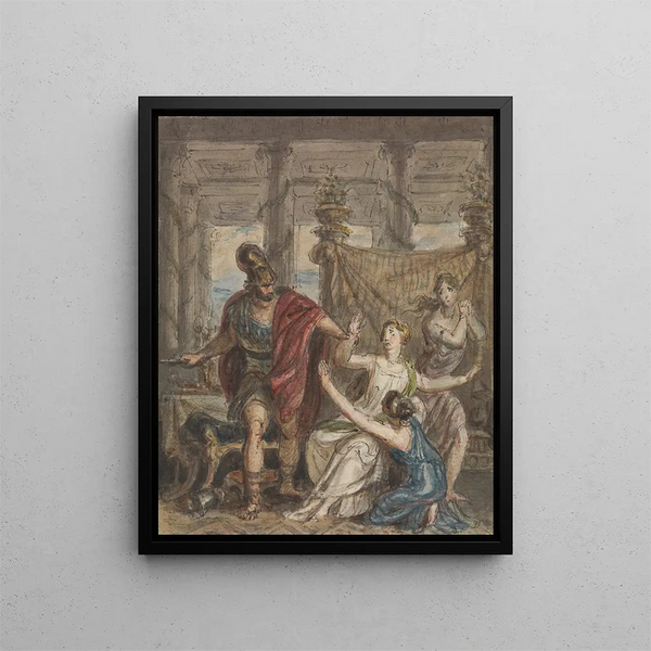 Robert Smirke - Study of a Soldier Attacking a Woman.webp