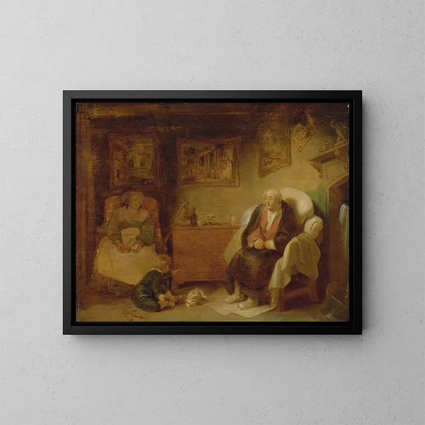 Les Sept Âges de l'Homme, Deuxième Enfance - Robert Smirke — kehystetty taideteos seinällä