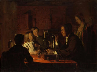 Le microscope - Robert Walter Weir — näkymä teoksesta