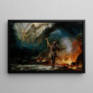 Robert Wilhelm Ekman - Lemminkinen At The Fiery Lake Sketch.webp