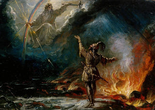 Robert Wilhelm Ekman - Lemminkinen At The Fiery Lake Sketch.webp