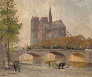 Robert William Vonnoh - Notre Dame de Paris.webp