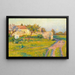 Keväinen maalaus Ranskassa - Robert William Vonnoh — kehystetty taideteos seinällä