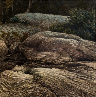 Rochers plats au clair de lune - Gustaf Fjåstad