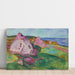 Maalauksen jäljennös Rochers rouges près d'Åsgårdstrand - Edvard Munch