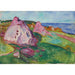Maalauksen jäljennös Rochers rouges près d'Åsgårdstrand - Edvard Munch