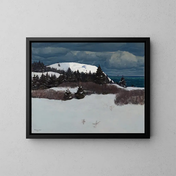 Côte du Maine - Rockwell Kent — kehystetty taideteos seinällä