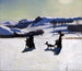 Talvimaisema - Rockwell Kent — näkymä teoksesta