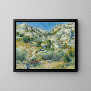 Reproduction tableau | Falaises rocheuses à L'Estaque - Pierre-Auguste Renoir | Poster - Toile - Aluminium