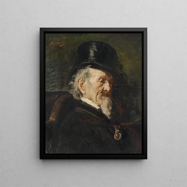 Portrait d'un gentleman avec médailles - Rogelio de Egusquiza — kehystetty taideteos seinällä