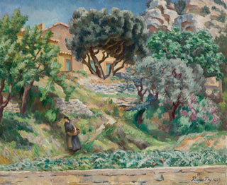 Provençaalinen maisemamaalaus Saint-Rémyssä - Roger Fry — näkymä teoksesta