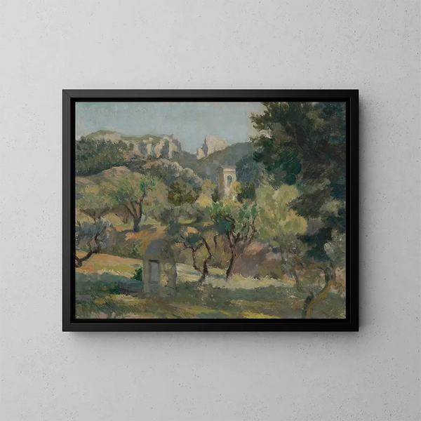 Puits de Saint-Rémy - Roger Fry — kehystetty taideteos seinällä