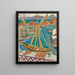 Le Quai St-Tropez - Roger Fry — kehystetty taideteos seinällä