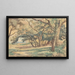 Metsäaukea lähellä Saint-Tropez - Roger Fry — kehystetty taideteos seinällä