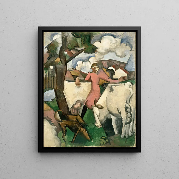 Marie Ressort - Roger de La Fresnaye — kehystetty taideteos seinällä