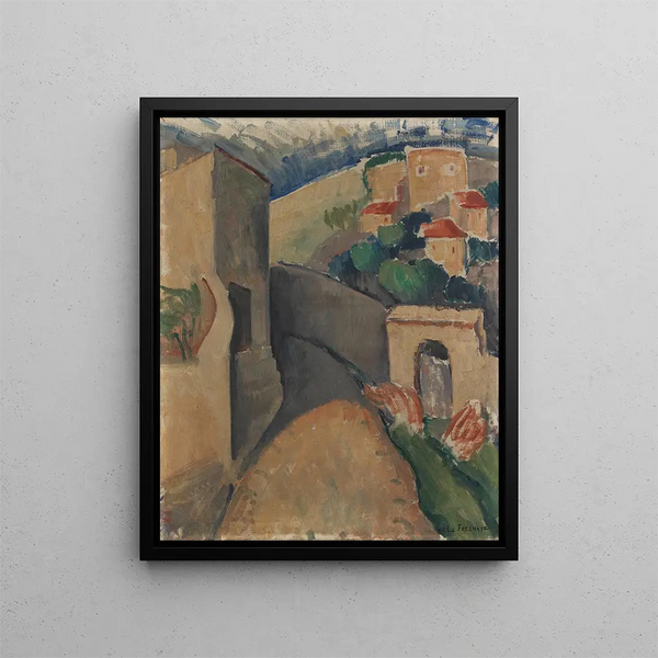 Maisema - Roger de La Fresnaye — kehystetty taideteos seinällä