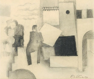 Nimetön - Roger de La Fresnaye — näkymä teoksesta