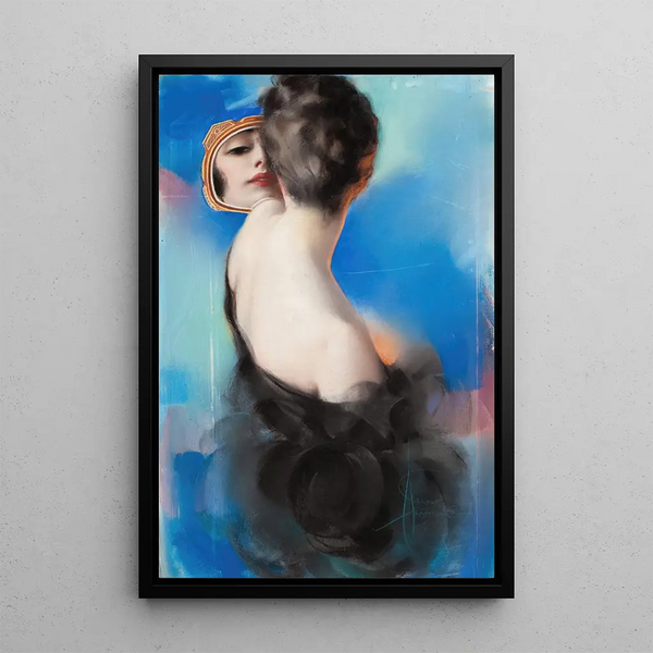Kansikuvitus American Sunday - Rolf Armstrong — kehystetty taideteos seinällä