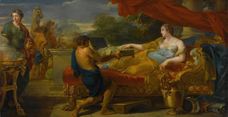 Roman School - Classical Scene With A Queen Being Offered Jewelry.webp