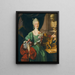 Portrait d'une noble femme - École de Rome — kehystetty taideteos seinällä