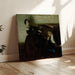 Maalauksen jäljennös Romantic Couple Seated by Piano - Dean Cornwell