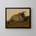 Le Mérinos - Rosa Bonheur — kehystetty taideteos seinällä