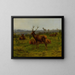 Le Monarque du troupeau - Rosa Bonheur — kehystetty taideteos seinällä