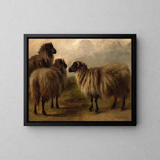 Rosa Bonheur - Three Wooly Sheep.webp