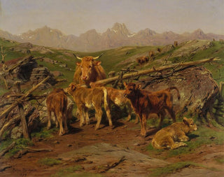 Sevrage des veaux - Rosa Bonheur — näkymä teoksesta