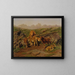 Sevrage des veaux - Rosa Bonheur — kehystetty taideteos seinällä
