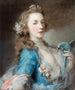 Nuori nainen papukaijan kanssa - Rosalba Carriera — näkymä teoksesta