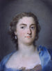 Maalauksen jäljennös Faustina Bordoni - Rosalba Carriera
