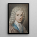 Le collectionneur d'art et artiste Antonio Maria Zanetti l'Ancien - Rosalba Carriera — kehystetty taideteos seinällä