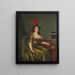Portrait d'une dame - Rose-Adélaïde Ducreux — kehystetty taideteos seinällä