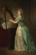 Autoportrait avec une harpe - Rose-Adélaïde Ducreux — näkymä teoksesta