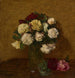 Maalauksen jäljennös Ruusut maljakossa - Henri Fantin-Latour