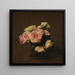Maalauksen jäljennös Ruusut kristallivaasissa - Henri Fantin-Latour