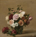 Maalauksen jäljennös Ruusut lasipallossa - Henri Fantin-Latour
