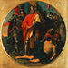 Rudolf I Habsburgin maalaus Ottokar'n ruumiista Drnkrutissa 1278 - Karl von Blaas — esillä sisätilassa