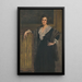 Portrait d'une femme debout - Rudolf Bacher — kehystetty taideteos seinällä